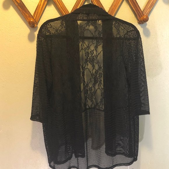 MODLAND PARIS BLACK EVENING CARDIGAN - Picture 2 of 9